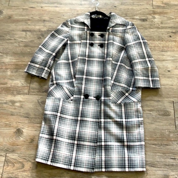 Gucci Plaid Mini Dress Size 44 - Picture 3 of 7